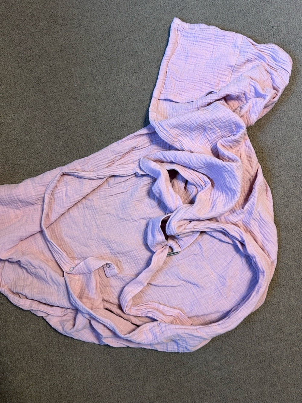 Pink Nursing Cover & 2 Burp Cloths Blissful Diary & Handmade, Baby Girl - Picture 6 of 7